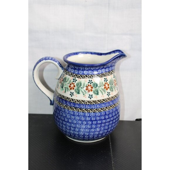 Beautiful Handmade In Poland Pottery With Unique Colors And Designs - Picture 1 of 6